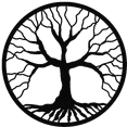 thumbnail image 1 of Tree of Life Roots - Metal Wall Art, 1 of 6