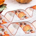 thumbnail image 6 of LHNFT 2 Rolls 16.4ft Fall Wired Edge Ribbons for Wreaths Maple Truck Pumpkin Turkey Print Burlap Craft Ribbon for Autumn Harvest Halloween Party Decorations DIY Supplies Gift, 6 of 6