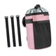 thumbnail image 3 of Bolsa para botella de agua para bicicleta, portabotellas para manillar con compartimento de malla para ciclismo Rosa, 3 of 9