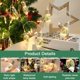 thumbnail image 4 of Luces de hadas, luces de cadena llevadas de Navidad, 2m 10 LED Crysta al aire libre, 4 of 5