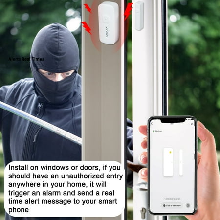 XODO Smart Home System 1080p Camera Kit, Wifi, Motion Sensor, Night Vision, Door Window Sensor App Controlled - PK1