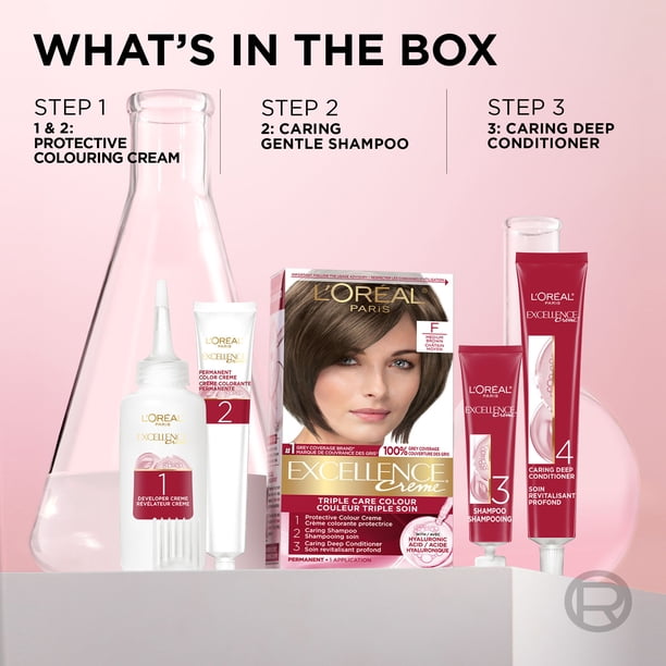 L'Oréal Paris Excellence Crème Triple Care Hair Dye, Permanent