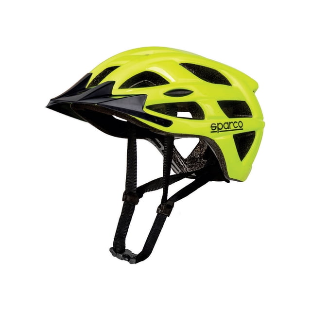 Sparco Casco Ligero Aerodinámico para Bici y Scooter SE300YL Normativa CE