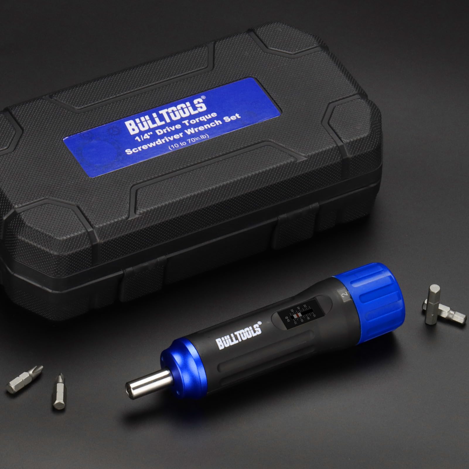 BULLTOOLS Torque Screwdriver Wrench Set, 10 to 70 Inch Pounds Torque Wrench Set for Bike Repairing and Mounting