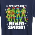 thumbnail image 3 of Teenage Muntant Ninja Turtles - Get Into The Ninja Spirit - Women's Short Sleeve Graphic T-Shirt, 3 of 5