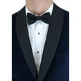 thumbnail image 3 of DTI BB Signature Men's One Button Shawl Lapel Blue Velvet Tuxedo Suit Blue, 3 of 5