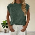 thumbnail image 5 of Daiosportswear Women'S Spring Sweater Vest Flower Knit Short Sleeve Pullover Tank Tops,Womens Tops, 5 of 5