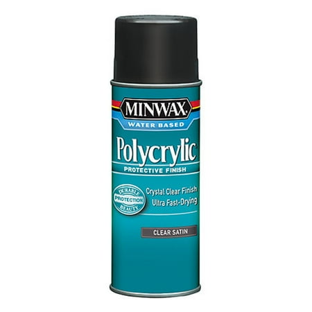 Polycrylic Aerosol - Minwax Polycrylic Clear Satin Aerosol 11.5-Oz