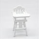 thumbnail image 3 of Silla Alta Casa de Muñecas Habitación Miniatura Jugar Kid Baby Toy Pretend Living Muebles simulación juguete casero, 3 of 8