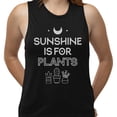 thumbnail image 2 of Sunshine Is for Plants Women's Muscle Tank 2X-Large Black, 2 of 5