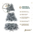 thumbnail image 4 of Árbol de Navidad Escarchado Ramas PVC y PE, Cedro del Himalaya Frondoso Esquimal (Verde Nevado, 1.80 m), 4 of 6