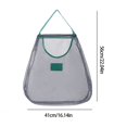 thumbnail image 3 of JilgTeok Home Essential Hanging Mesh Storage Bags Reusable Hanging Mesh Storage Produce Bags for Kitchen Storage Fruits, Onion, Garlic & Vegetables, Breathable Shopping Storage Handbag(16.14*22.04in), 3 of 6