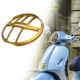 thumbnail image 2 of funtasica Motorcycle Headlight Guard Motorcycle Headlight Grille High Performance Aluminum Alloy Motorcycle Accessories Protector Cover Gold, 2 of 6