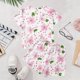 thumbnail image 5 of Vestido de Verano con Mangas Impresión de Verano para Niños Ocio Cuello Redondo Mangas Cortas Y Pantalones Cortos Conjunto de Dos Piezas para Niños Conjunto de Verano Lindo, 5 of 8