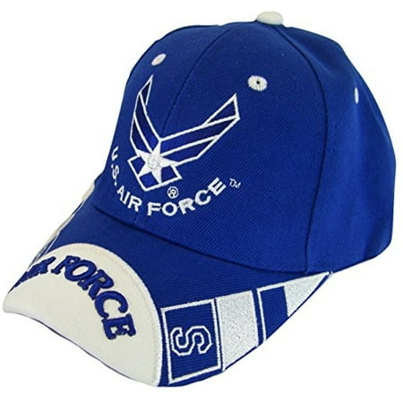 - United States Air Force Officially Licensed Men's Adjustable Baseball Caps (Blue)