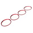 thumbnail image 4 of Hubcentric Rings Wheel Center Trim Hub Rings Auto Accessories 4pcs Car Wheel Center Hub Trim Decorative Cover Red Replacement For   10th Gen 2016 -2019, 4 of 8