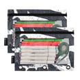 thumbnail image 2 of Vintage White Shark 2 Pack Pencil Pouch for 3 Ring Binder Smooth Zipper Folders with Pockets Clear Window Pencil Case, 2 of 6
