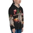thumbnail image 3 of Kids Rod Wave Zip Up Hooded Sweatshirt 3D Pullover Hoodie for Girls Boys with Pocket, 3 of 8