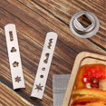 thumbnail image 4 of Biscuit Attachments, 8 Shapes Biscuit Attachment Stainless Steel for Meat Mincer with Connection Rin, 4 of 5