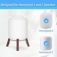 thumbnail image 2 of Soporte de mesa de madera para altavoces HomePod de primera y segunda generación, blanco, 2 of 5