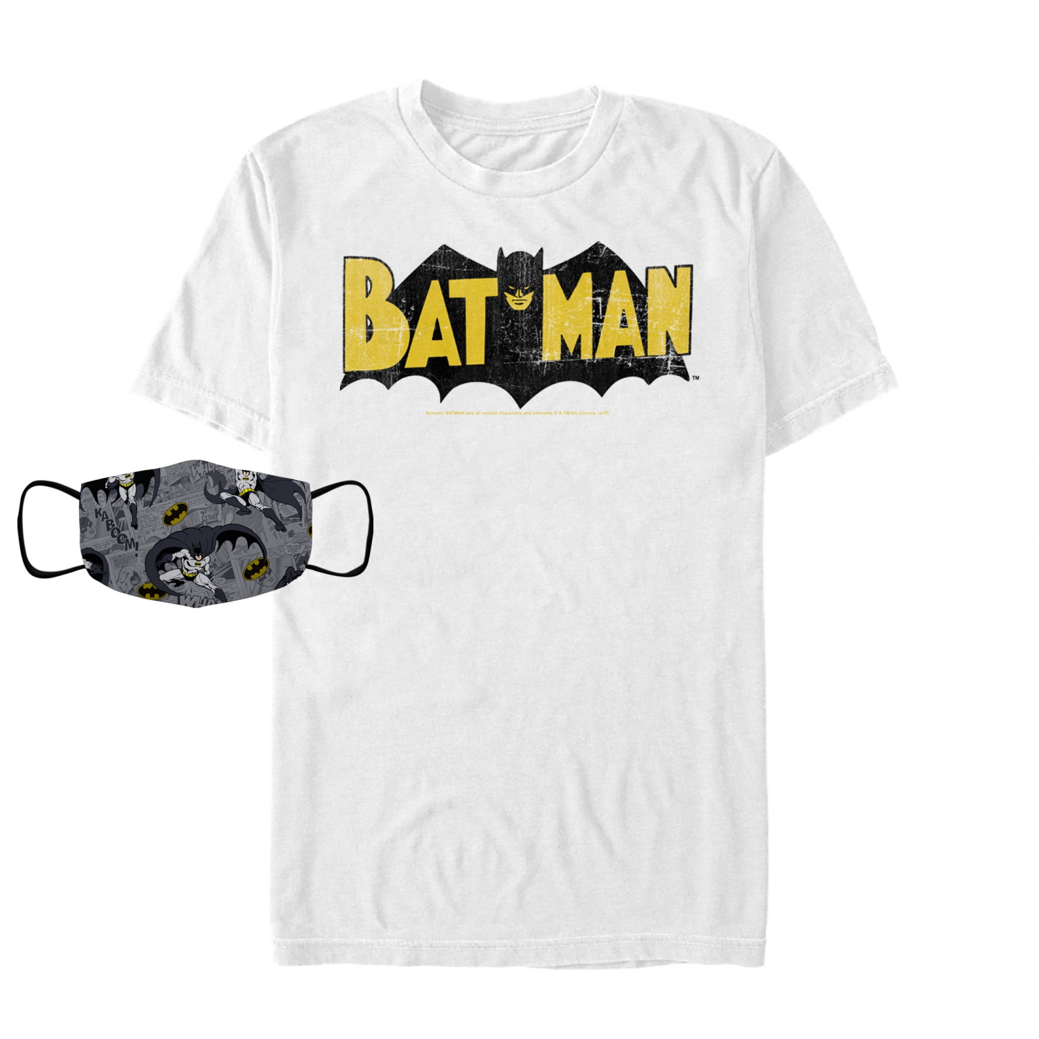 matching Comic Graphic Face Mask-Medium 