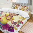 thumbnail image 2 of Fancy Nancy Duvet Cover 3 Pcs Set Cute Kids Comforter Cover with 2 Pillowcases Luxury Soft Bedding Bedroom Decor for Teens Boys Girls, 86"x70", 2 of 8