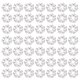 thumbnail image 1 of 2000 PCS Delicate Flower Flowed Beads Beads de plástico Accesorios para la joyería para DIY, 1 of 7