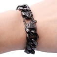 thumbnail image 7 of EOEMY Fashion 13/15mm 316L Stainless Steel Cuban Curb Chain Mens Bracelet Bangle 7-11"-9.5 Inch-13mm-Black, 7 of 7
