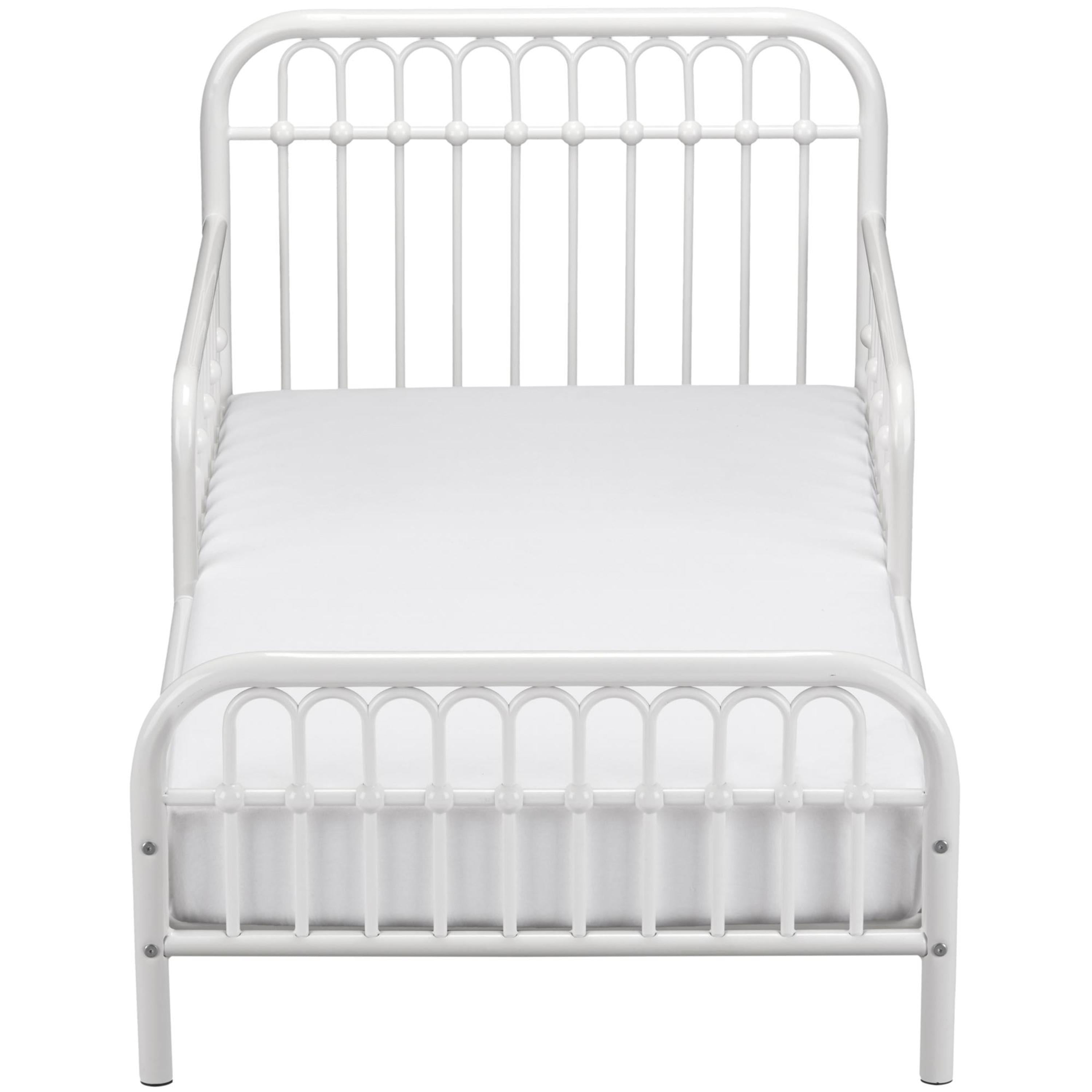 Little Seeds Monarch Hill Ivy Metal Toddler Bed, White