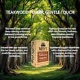thumbnail image 4 of OKAY Men’s Teakwood Soap Bar, Deep Cleansing & Moisturizing Body Soap with Coconut Oil, Tea Tree Oil & Vitamin E, Masculine Woodsy Fragrance, Sulfate Paraben Silicone Free, 9 oz / 255 g, 4 of 6