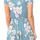 thumbnail image 5 of Vestido suelto de manga corta para mujer (vestido informal largo con bolsillos), 5 of 5