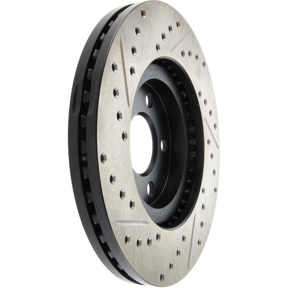 StopTech 03-09 Chrysler PTCruiser Tur / 03-05 Dodge Neon SRT-4 Front Left Slotted & Drilled Rotor