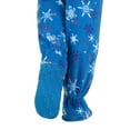 thumbnail image 5 of Footed Pajamas - Its A Snow Day Adult Hoodie Fleece One Piece - Adult - Large (Fits 6'0 - 6'4"), 5 of 6