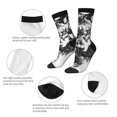 thumbnail image 4 of Balery Majestic Wolf Landscape Calcetas Largas con Estampado para Hombre y Mujer – Suaves y Transpirables, Talla Única (US 5-11), 4 of 6