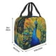thumbnail image 3 of Easygdp Peacocks Bolsa Térmica Premium - Tela Oxford Impermeable, Gran Capacidad, Bolsillo Frontal, Unisex para Trabajo, Escuela, Actividades al Aire Libre y Picnics, 3 of 8