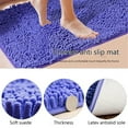 thumbnail image 4 of Teissuly Quicker-Dry Bathroom Rugs Set, Soft & Bath Rugs For Bathroom, Bath Mat With Rubber Backing - Ultra Absorbent Chenille Bathroom Rug Set Teissuly WER202312021393, 4 of 8