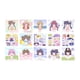 thumbnail image 2 of Pegatinas de Facebook para niños, niñas, princesas, juguetes infantiles, pegatinas Púrpura, 2 of 9