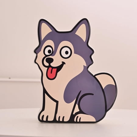 Husky Piggy Bank for Adults Must Break to Open,Ceramic Money Bank,Puppy Piggy Bank for Boys,Alcancias De Dinero para Adultos,Girls Coin Bank,Modren Home Decor Living Room,Money Jar
