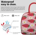 thumbnail image 3 of Lunch Bag Lunch Box for Women Reusable Insulated Lunch Bags,Water-Resistant Fruits Strawberry Pattern Cooler Lunch Tote Bag, Large Capacity for Work Travel Picnic, 3 of 6