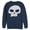 Navy Blue, variant on Men's Toy Story Sid Skull Sweatshirt Black Large