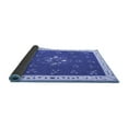 thumbnail image 2 of Ahgly Company Indoor Square Abstract Blue Contemporary Area Rugs, 5' Square, 2 of 4