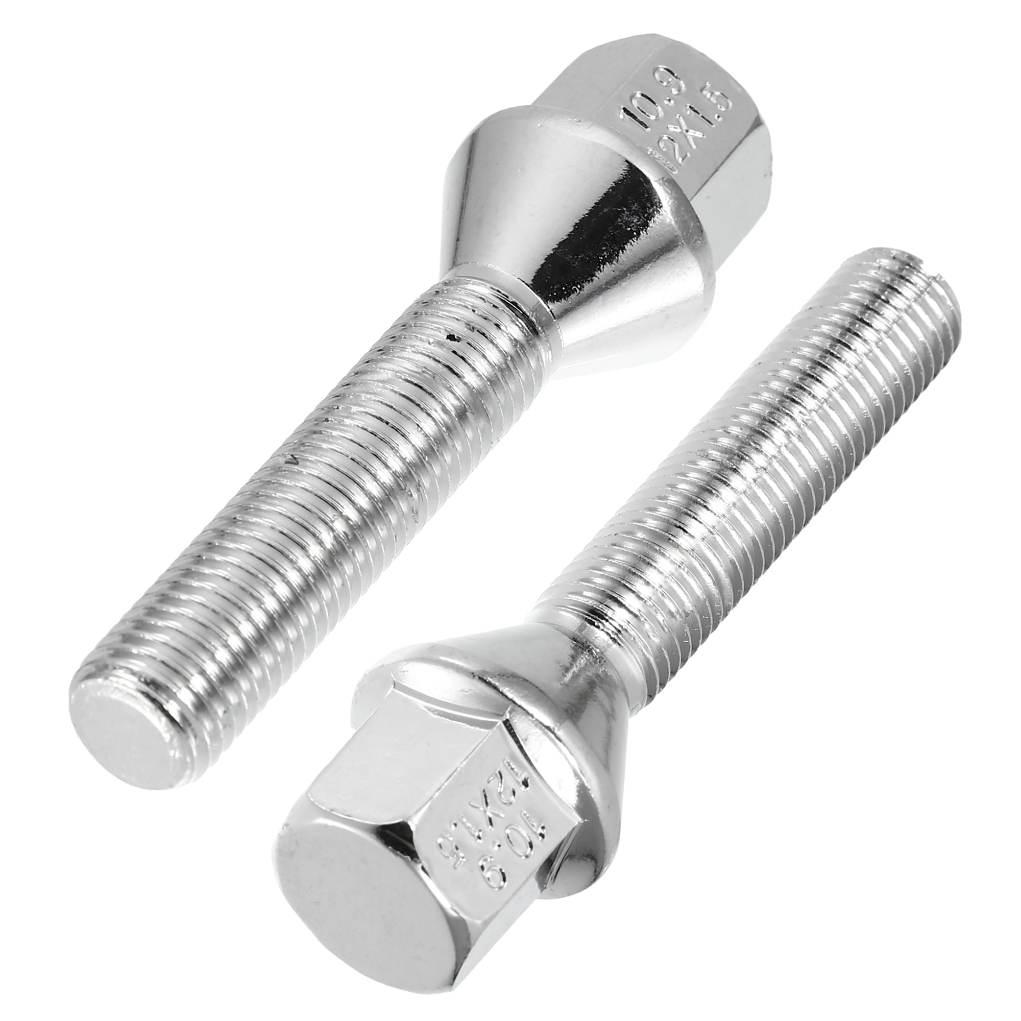 Unique Bargains M12 x 1.5 Wheel Bolts Taper 60° Taper Seat 17 mm Shank Set of 8