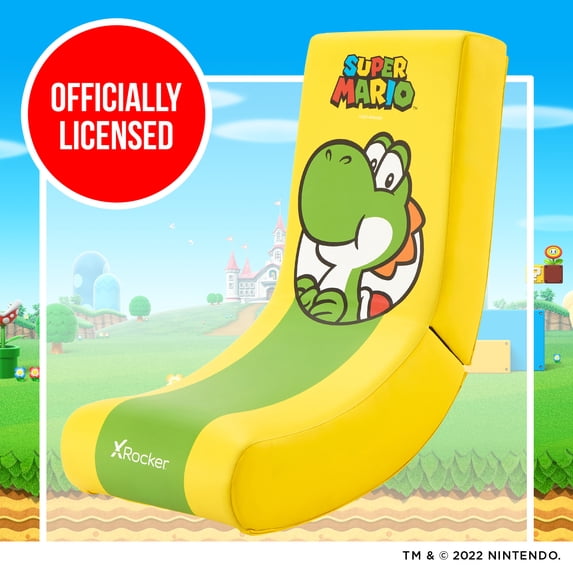 X rocker yoshi gaming bodensessel z uradnim nintendo dizajnom