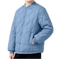 thumbnail image 5 of LIaqionyy Kids Quilted Jackets Lightweight Button down Jacket Boys Girls Warm Coats Padded Outwear with Pockets, 5 of 7