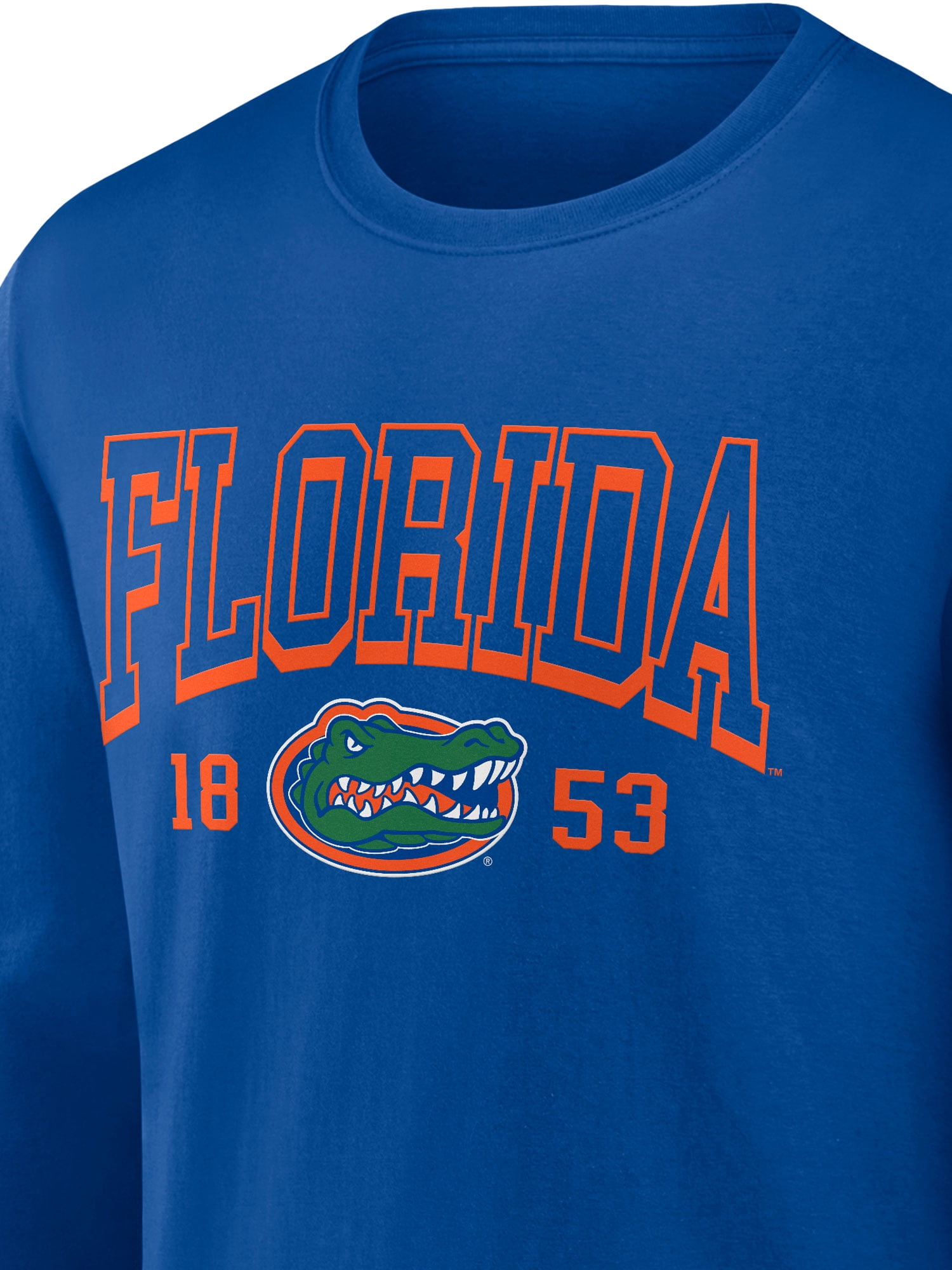 NCAA Florida Gators Men's Cotton Blue Long Sleeve T-Shirt