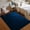 4, variant on Solid Navy Blue Area Rug Non Slip Washable Floor Carpet for Living Room Bedroom Nursery with Smooth Solid Color Pattern