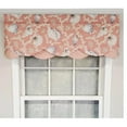 thumbnail image 2 of RLF Home Luxurious Modern Design Classic Windamar Petticoat Style Window Valance 50" x 15" Coral, 2 of 4