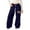 Dark Blue, variant on REDARER Girls Baggy Sweatpants with Leopard Heart Print Lightweight Straight Leg Athletic Pants,13-14 Years