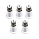 thumbnail image 4 of 5 piezas adaptador B22 a E27, accesorios de iluminación, convertidor de portalámparas extensor de base de lámpara convertidor de portalámparas para lu, 4 of 9