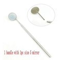 thumbnail image 5 of 5pcs Dental Mirror Plain Mirror 22mm/24mm Surgical Instruments Replace Tools Dentist, 5 of 5
